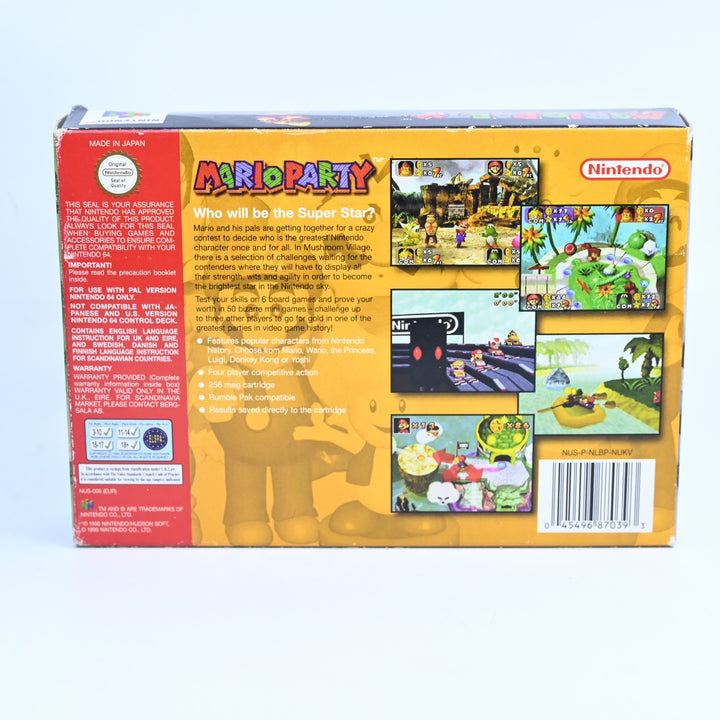 Mario Party - N64 / Nintendo 64 Boxed Game - PAL - FREE POST!