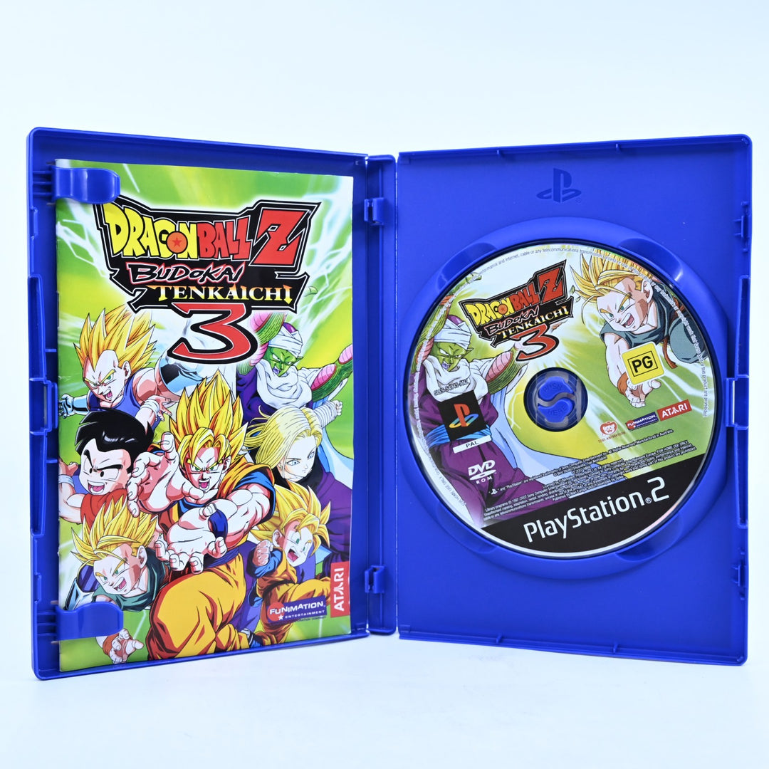 Dragon Ball Z Budokai Tenkaichi 3 - Sony Playstation 2 / PS2 Game + Manual - PAL