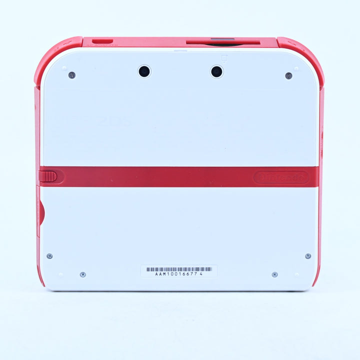 White / Red - FTR-001 - Nintendo 2DS Console - PAL - FREE POST!