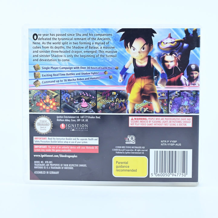 Blue Dragon Plus - Nintendo DS Game - PAL + Manual - FREE POST!