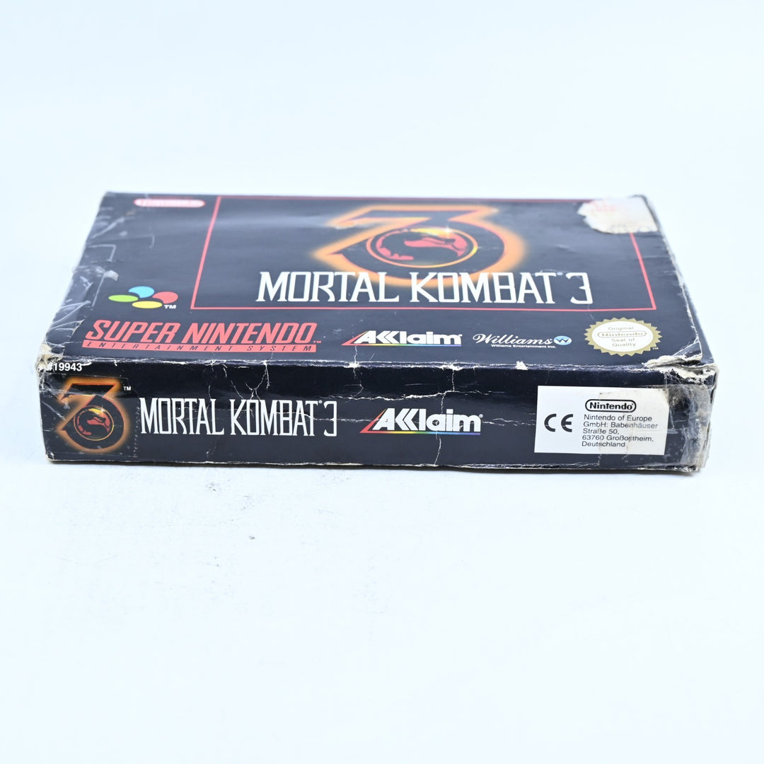 Mortal Kombat 3 - Super Nintendo / SNES Boxed Game - PAL - FREE POST!
