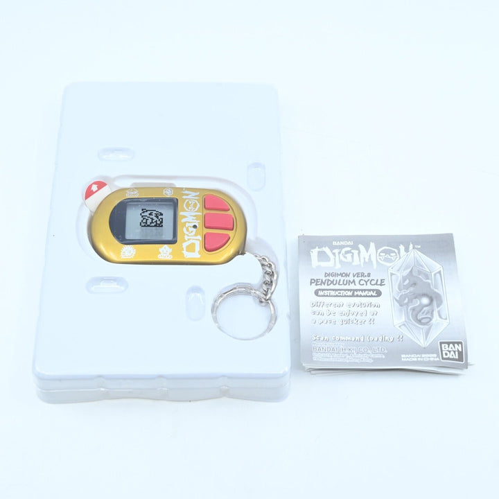 AS NEW! Gold - Bandai Digivice - Digimon Ver. 8 - Pendulum Cycle - RARE!