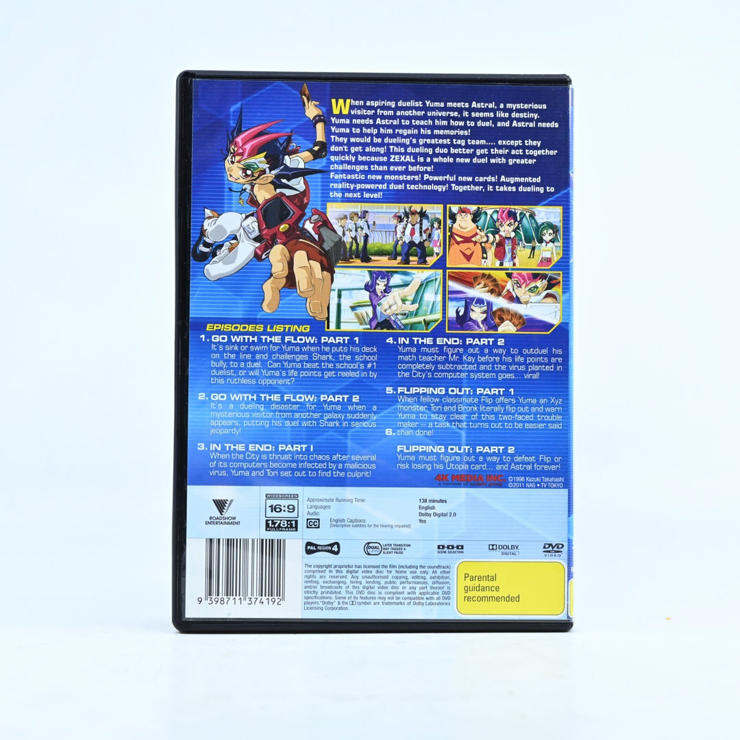 SIGNED! Yu-Gi-Oh! Zexal: Go With the Flow DVD Veronica Taylor, Sean Schemmel