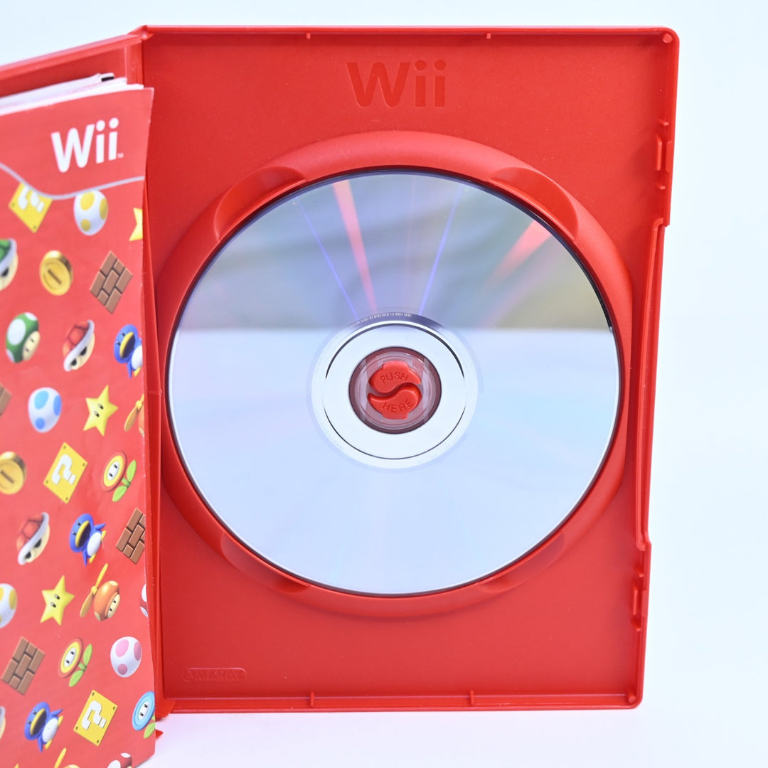 New Super Mario Bros. Wii - Nintendo Wii Game + Manual - PAL - MINT DISC!