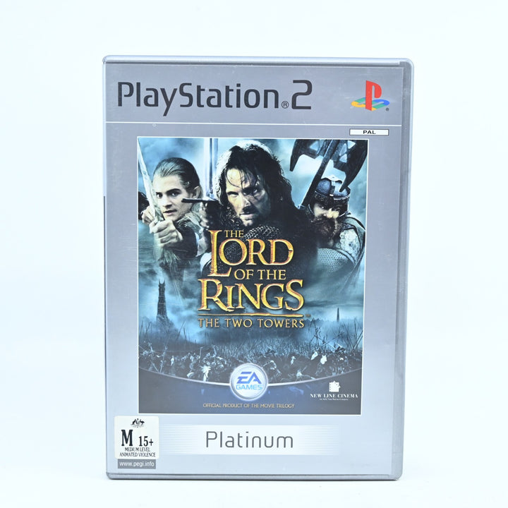 Lord of the Rings: The Two Towers - Sony Playstation 2 / PS2 Game + Manual