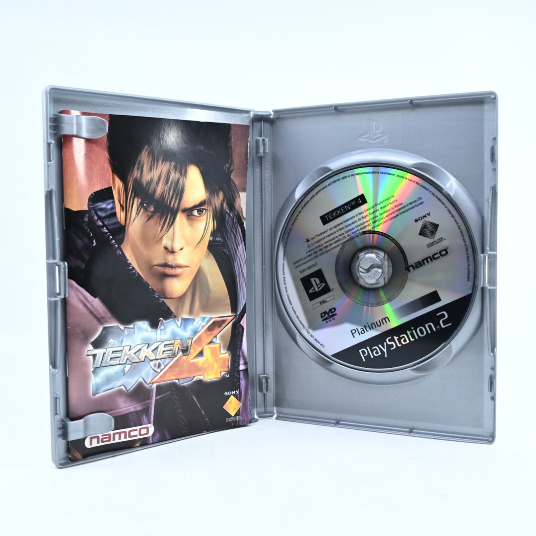Tekken 4 - Sony Playstation 2 / PS2 Game + Manual - PAL - NEAR MINT DISC!