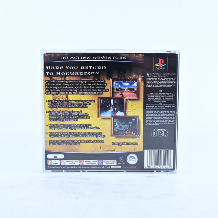 Harry Potter and the Chamber of Secrets - Sony PS1 Game + Manual - MINT DISC!