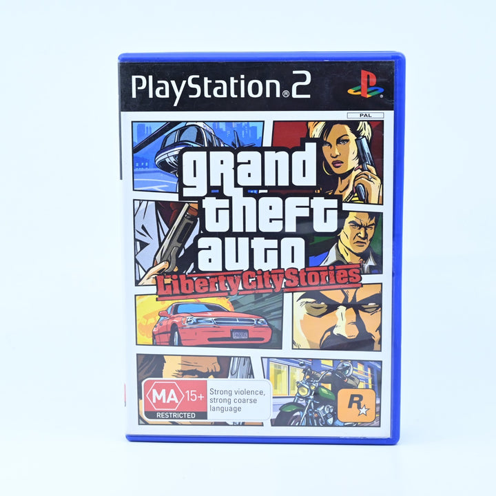 Grand Theft Auto Liberty City Stories - Sony Playstation 2 / PS2 Game + Manual