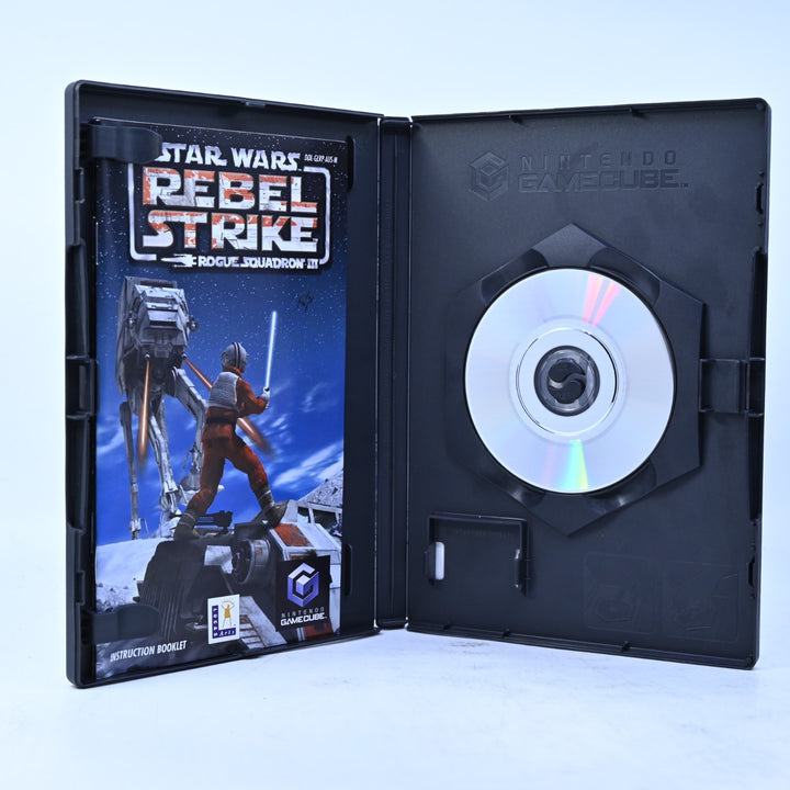 Star Wars Rogue Squadron III: Rebel Strike - Nintendo Gamecube Game + Manual