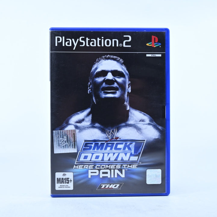 WWE SmackDown!: Here Comes the Pain - Sony Playstation 2 / PS2 Game + Manual