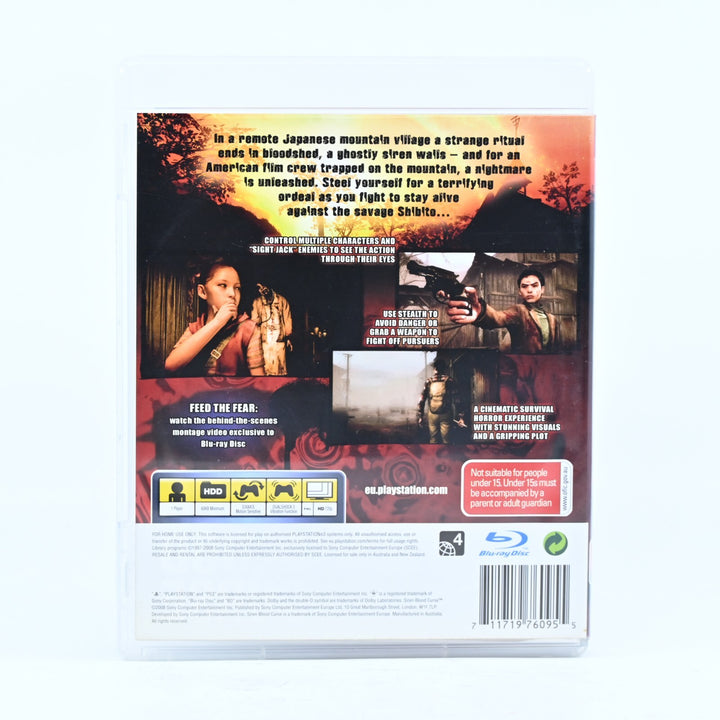 LIKE NEW! Siren Blood Curse - Sony Playstation 3 / PS3 Game + Manual FREE POST