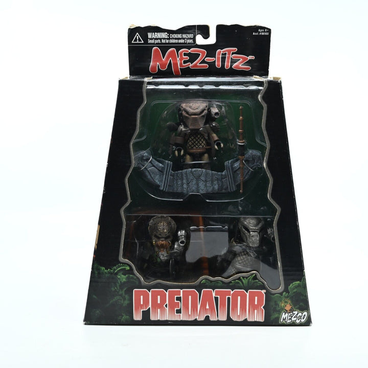 SEALED! Mezco Mez-Itz - Predator 3 Pack Mini Figures - 2003 - No. 80160 Toy
