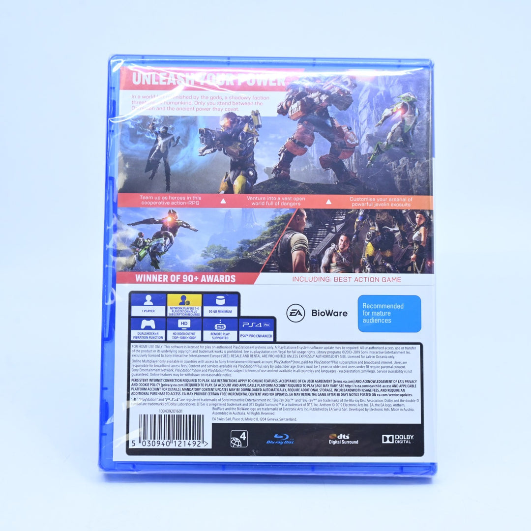 Anthem - SEALED! - Sony Playstation 4 / PS4 Game - FREE POST!