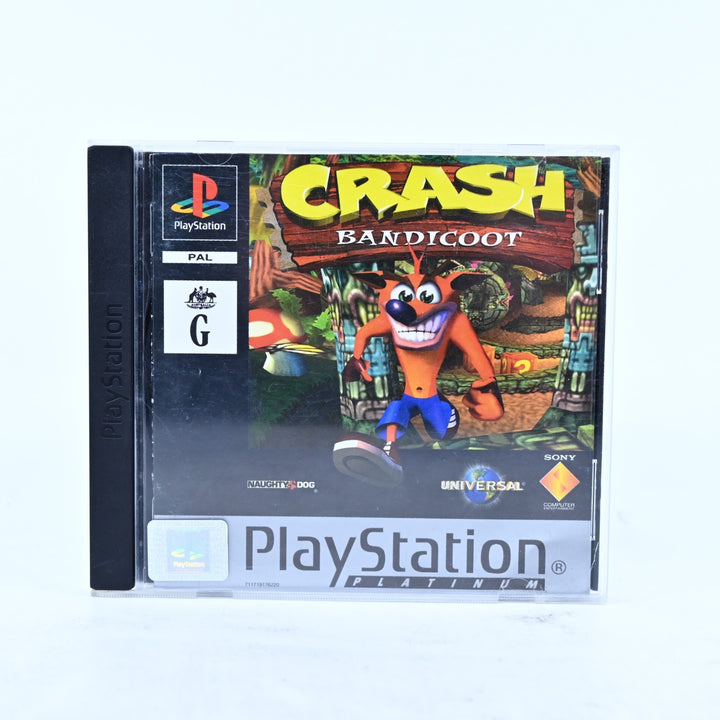 Crash Bandicoot - Sony Playstation 1 / PS1 Game + Manual - PAL - MINT DISC!