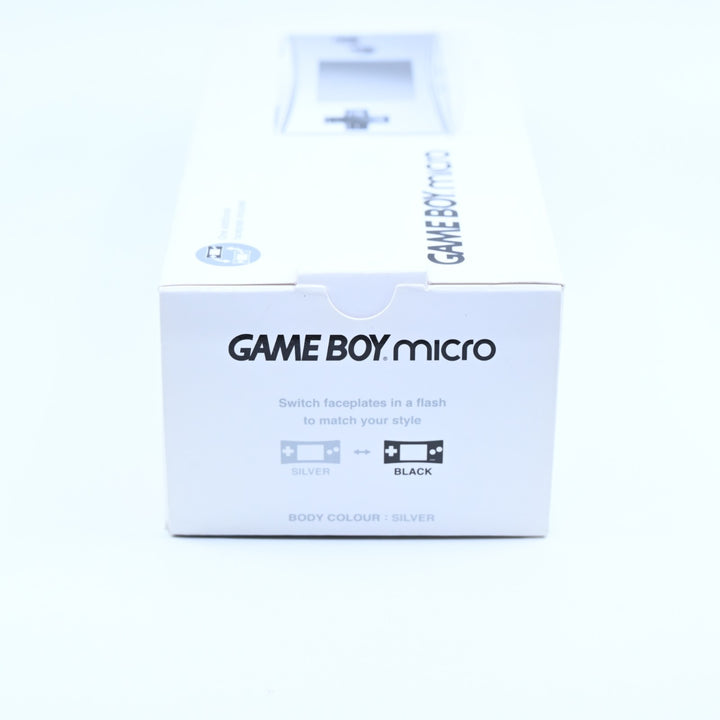 OXY-001 Silver - Nintendo Gameboy Micro Boxed Console - FREE POST!