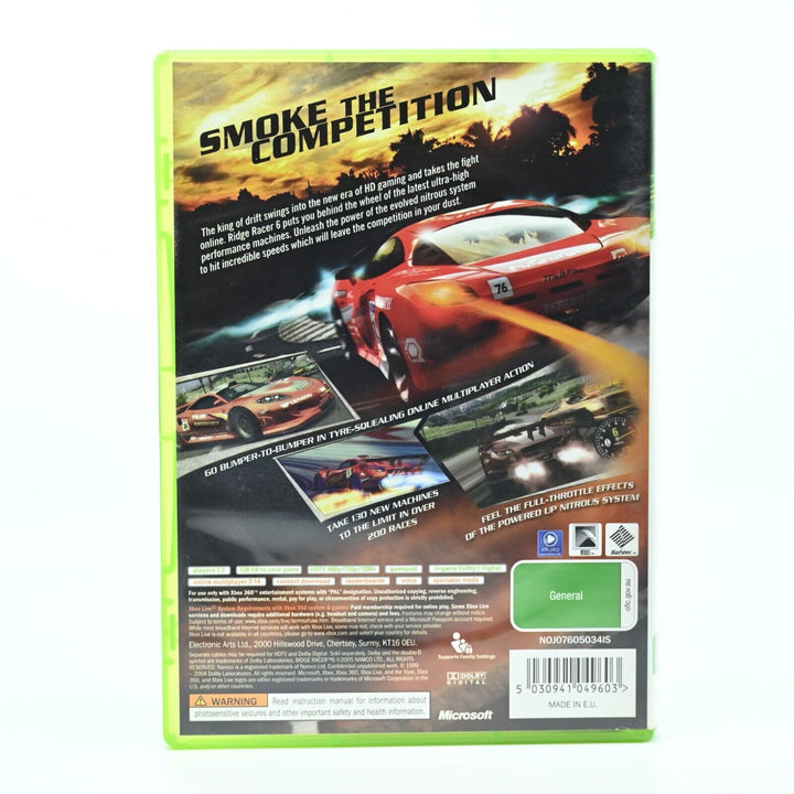 Ridge Racer 6 - Xbox 360 Game - PAL - FREE POST!