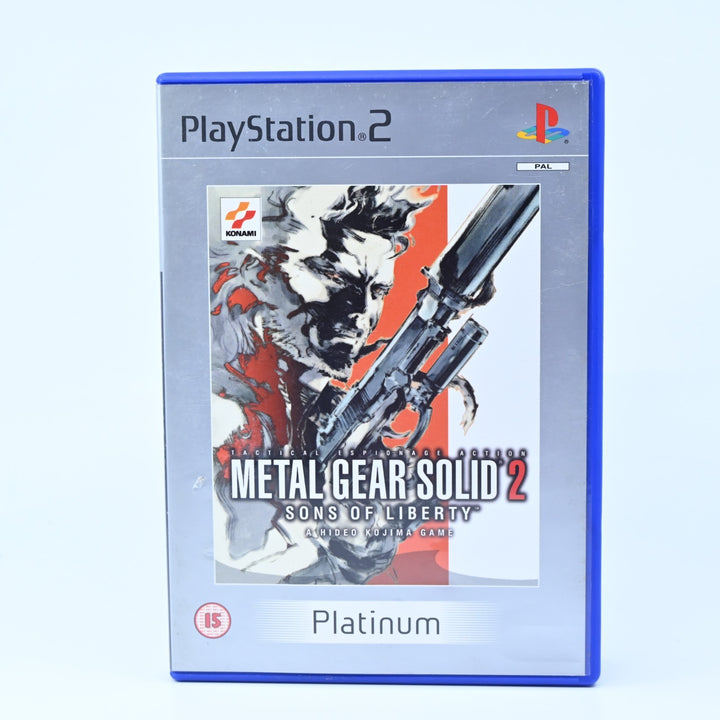 Metal Gear Solid 2: Sons of Liberty - Sony Playstation 2 / PS2 Game + Manual