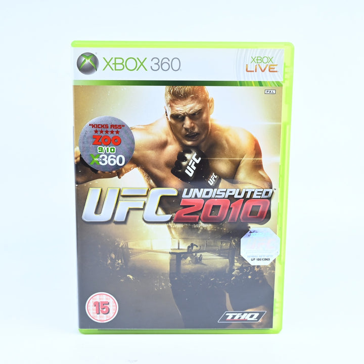 UFC Undisputed 2010 - Xbox 360 Game + Manual - PAL - MINT DISC!