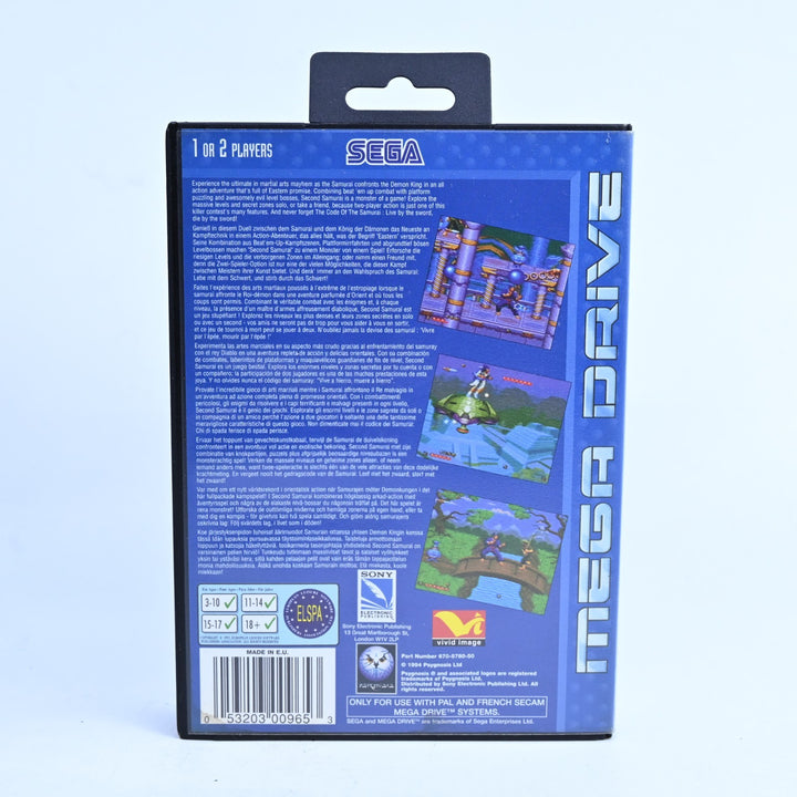 Second Samurai - Sega Mega Drive Game - No Manual - PAL - FREE POST!
