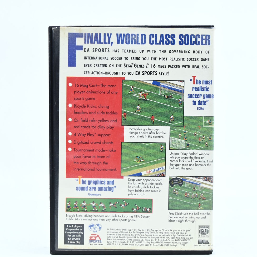 FIFA International Soccer + Manual - Sega Mega Drive/ Genesis Game - REGION FREE