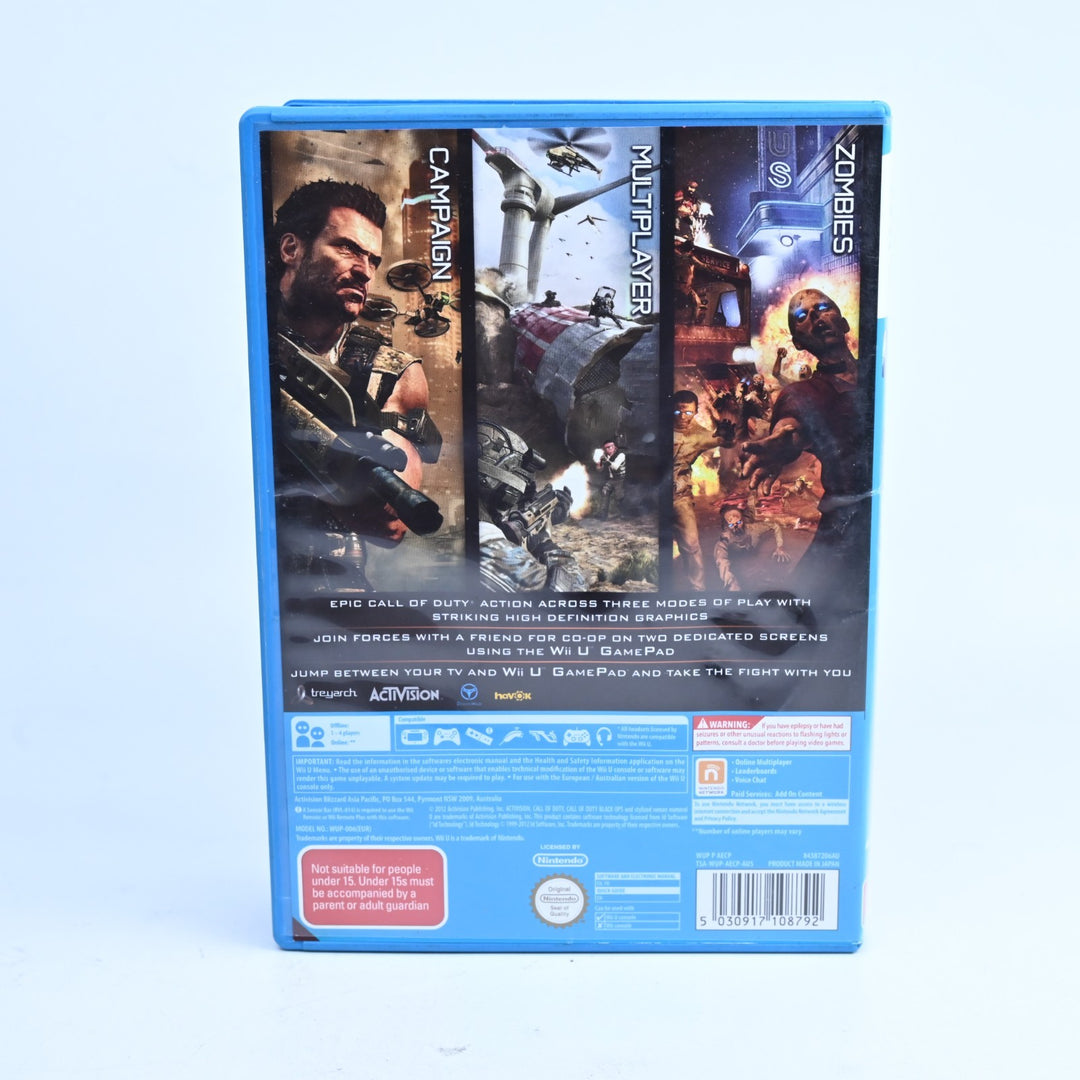 Call of Duty Black Ops II 2 - Nintendo Wii U Game - PAL - FREE POST!