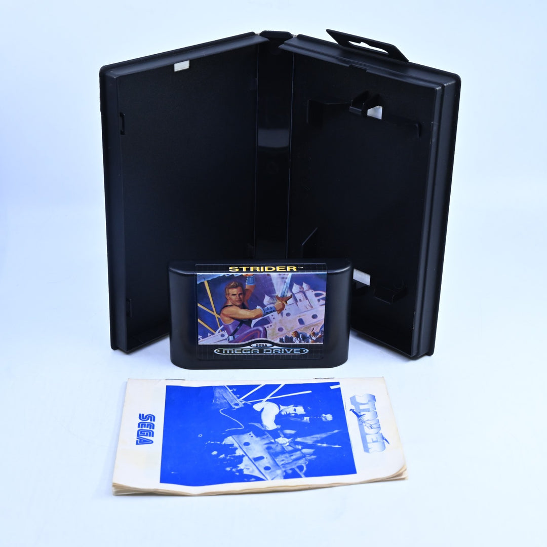 Strider - Sega Mega Drive Game + Manual - PAL - FREE POST!