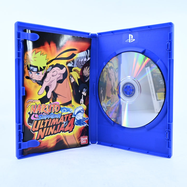 Naruto Ultimate Ninja 4 - Sony Playstation 2 / PS2 Game + Manual - PAL