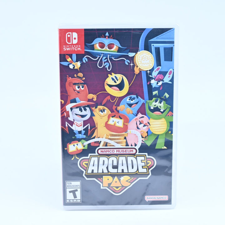 SEALED! Namco Museum Arcade Pac - Nintendo Switch Game - FREE POST!