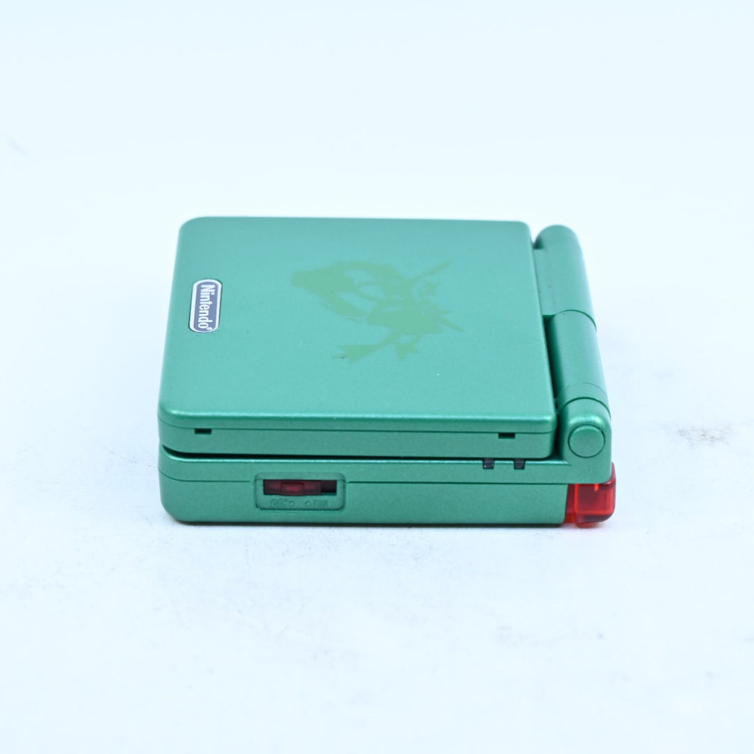 Rayquaza Green (Reshell) + IPS - AGS-001 - Gameboy Advance / GBA SP Console