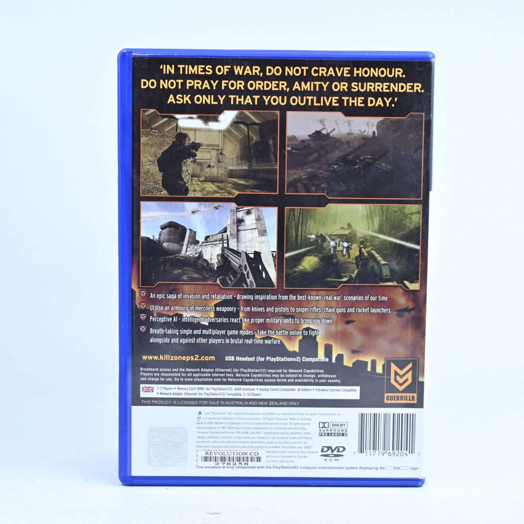 Killzone - PS2 Game + Manual + Collectors Edition Disc - PAL