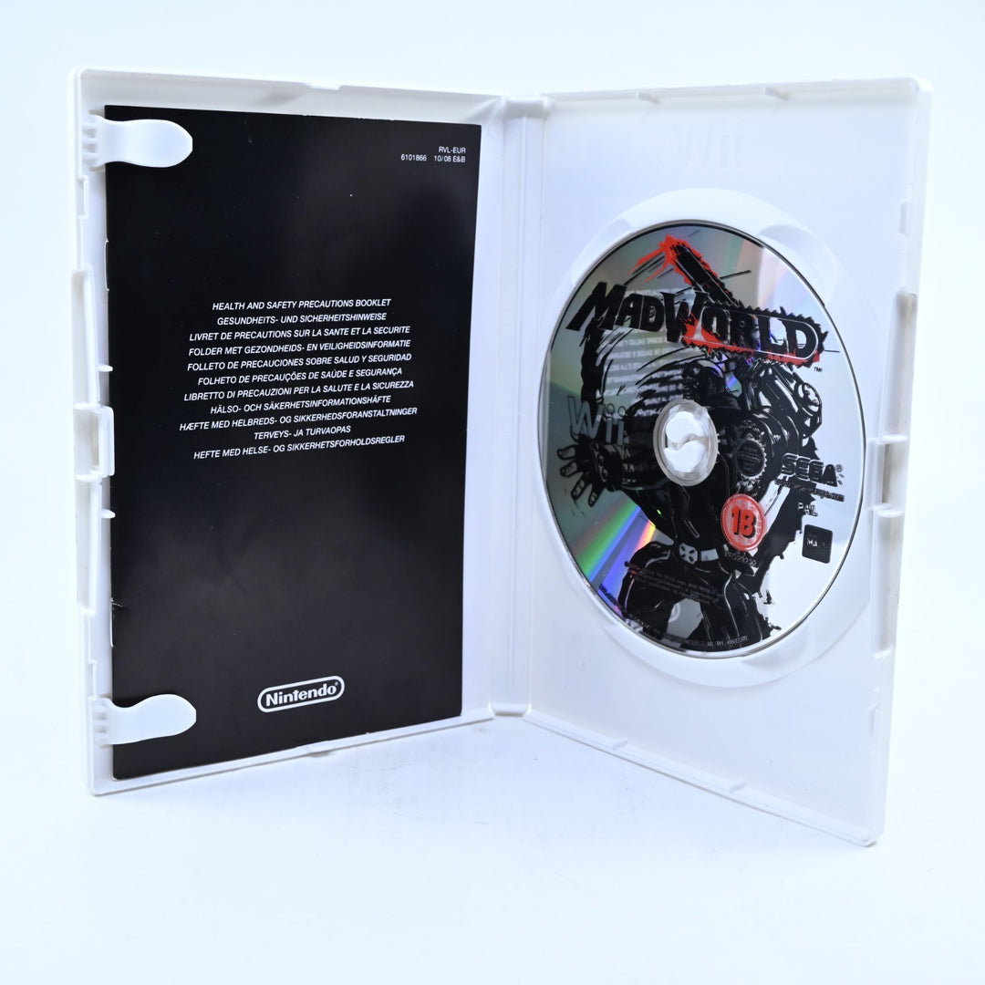 Mad World - Nintendo Wii Game + Manual - PAL - MINT DISC!