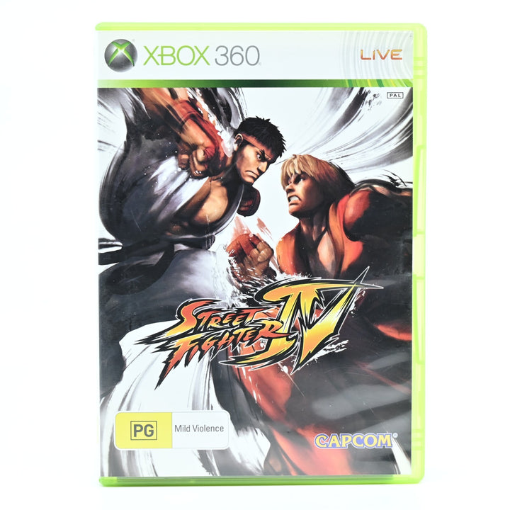 Street Fighter IV - Xbox 360 Game + Manual - PAL - NEAR MINT DISC!