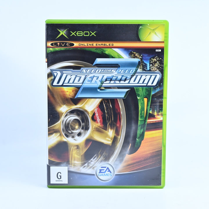 Need for Speed Underground 2 - Original Xbox Game + Manual - PAL NEAR MINT DISC!