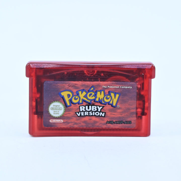 Pokemon Ruby Version - GBA Game - AUS PAL - NEW BATTERY!