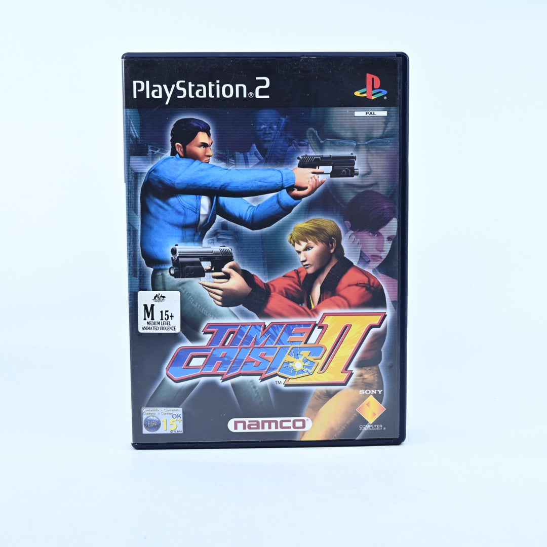 Time Crisis II - Sony Playstation 2 / PS2 Game + Manual - PAL - MINT DISC!