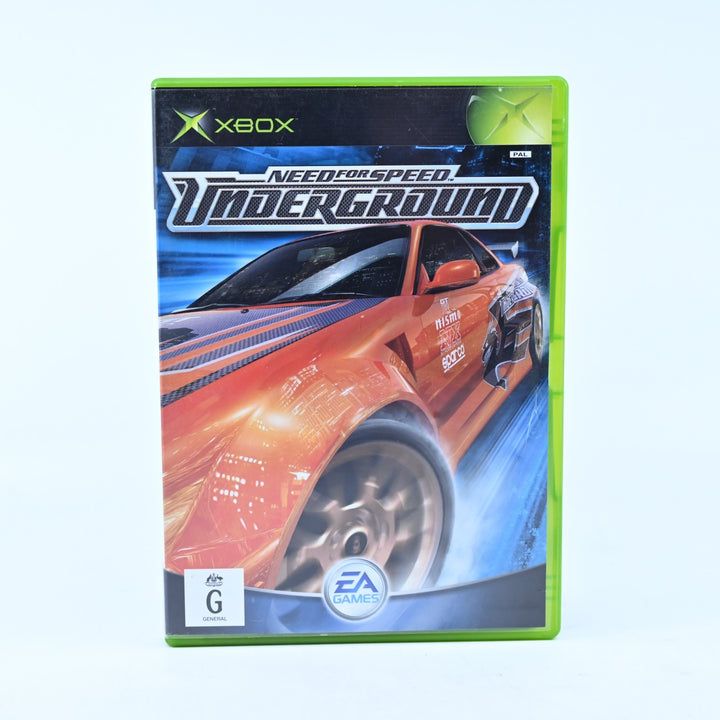 Need for Speed Underground - Original Xbox Game + Manual - PAL - MINT DISC!