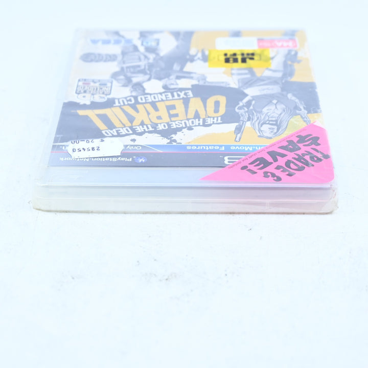 SEALED! The House Of The Dead Overkill: Extended Cut - PS3 Game + Manual