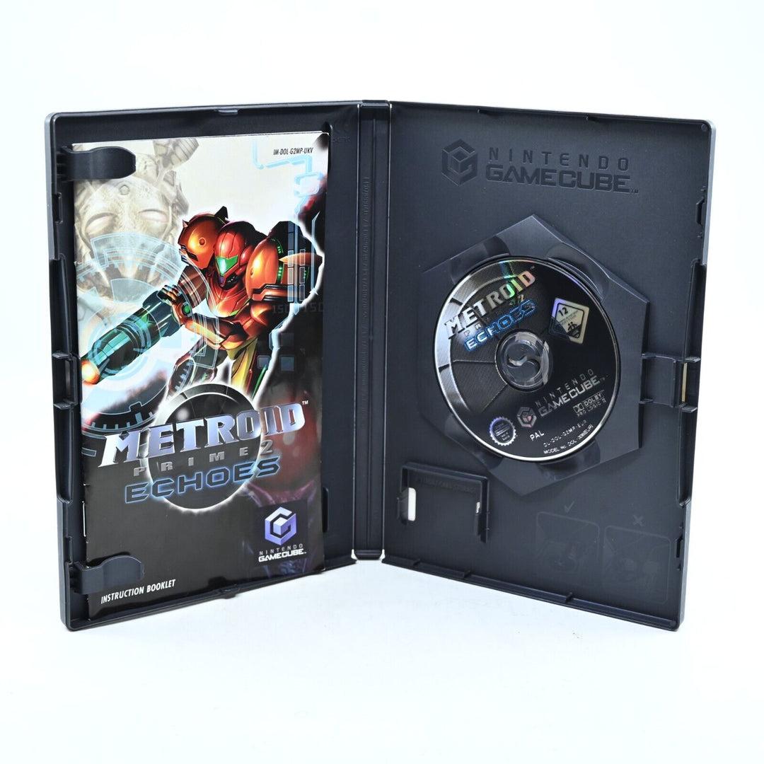 Metroid Prime 2 Echoes - Nintendo Gamecube Game + Manual - PAL - FREE POST!