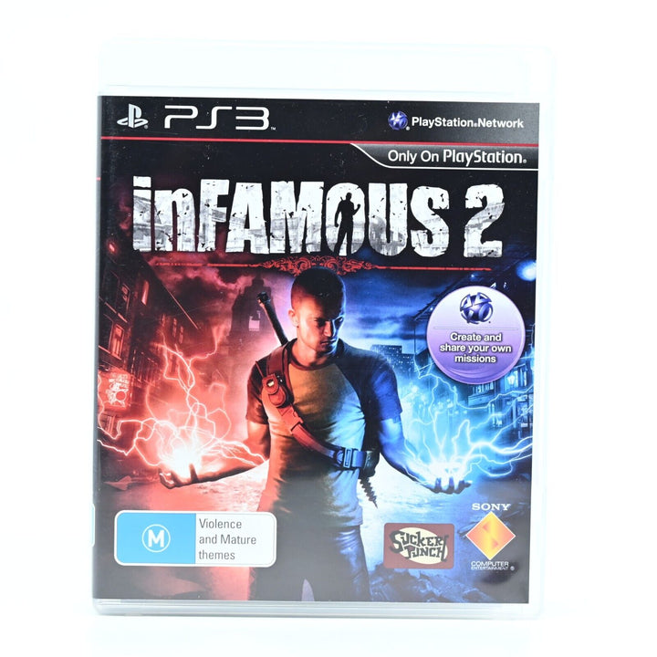 Infamous 2 - Hero Edition - Sony Playstation 3 / PS3 Game + Manual - MINT DISC!