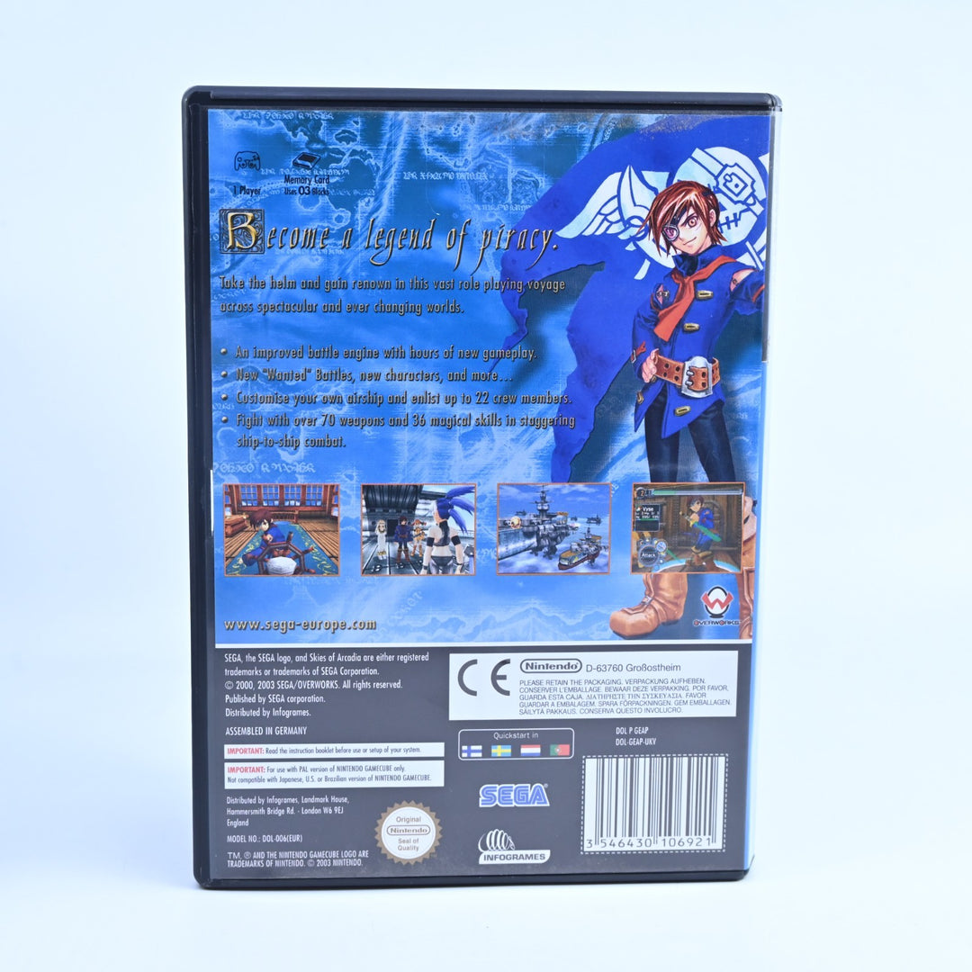 Skies of Arcadia Legends - Nintendo Gamecube Game + Manual - PAL - FREE POST!