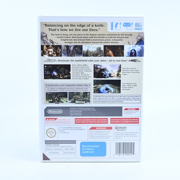 The Last Story - Nintendo Wii Game + Manual - PAL - MINT DISC!