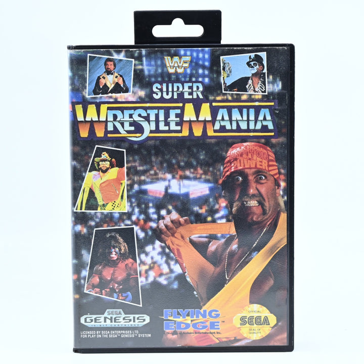 WWF Super Wrestlemania - Sega Genesis Game + Manual - FREE POST!