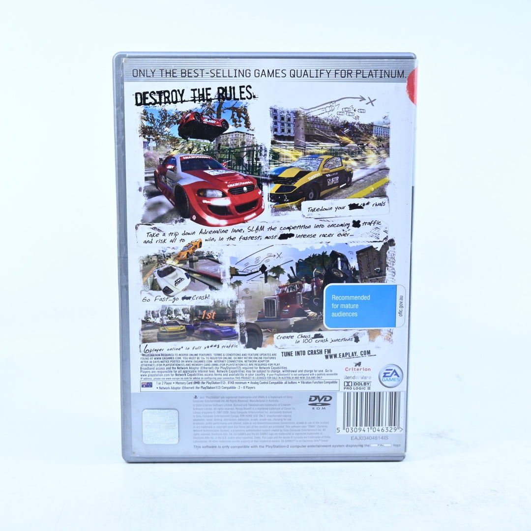 Burnout 3: Takedown - Sony Playstation 2 / PS2 Game + Manual - PAL - MINT DISC!