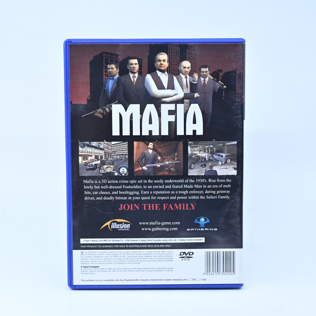 Mafia - Sony Playstation 2 / PS2 Game - No Manual - PAL - MINT DISC!