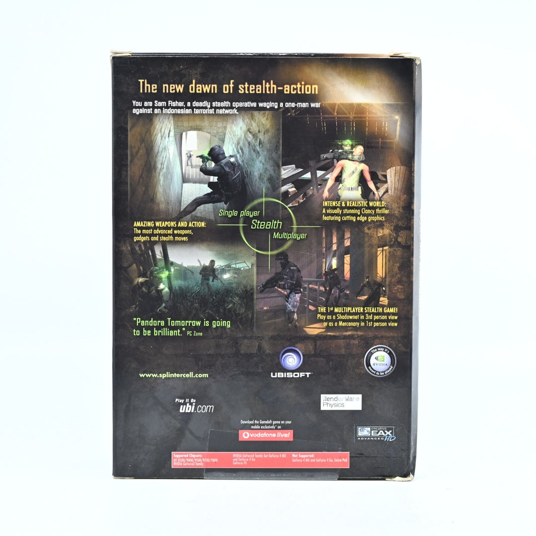 Splinter Cell: Pandora Tomorrow - Boxed PC Game - PC / Other - Games