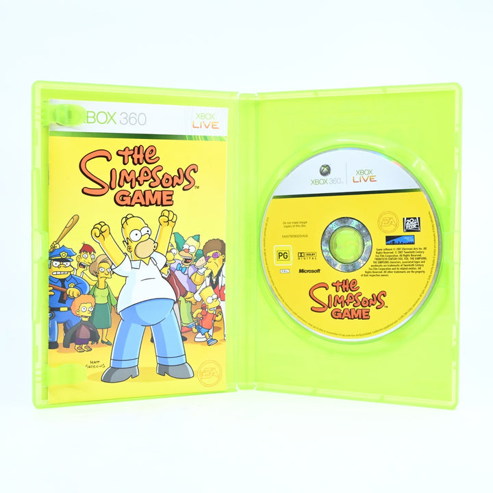 The Simpsons Game - Xbox 360 Game + Manual - PAL