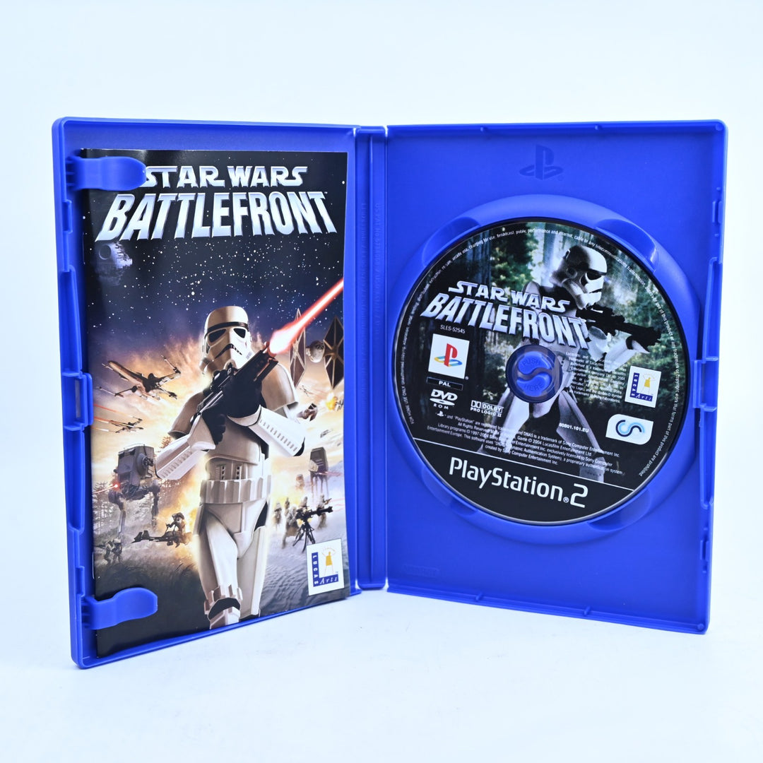 Star Wars Battlefront - Sony Playstation 2 / PS2 Game + Manual - PAL