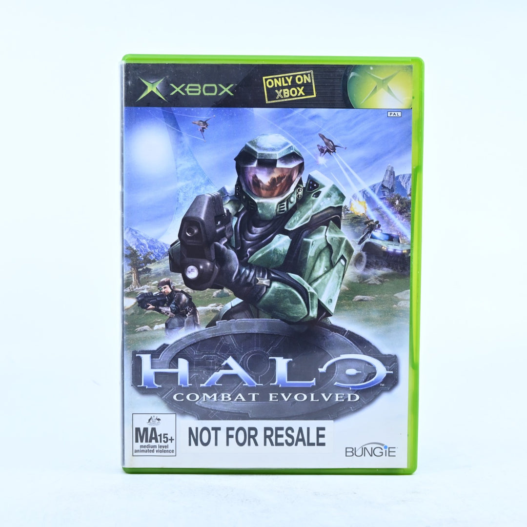 Halo: Combat Evolved - Original Xbox Game + Manual - PAL - MINT DISC!