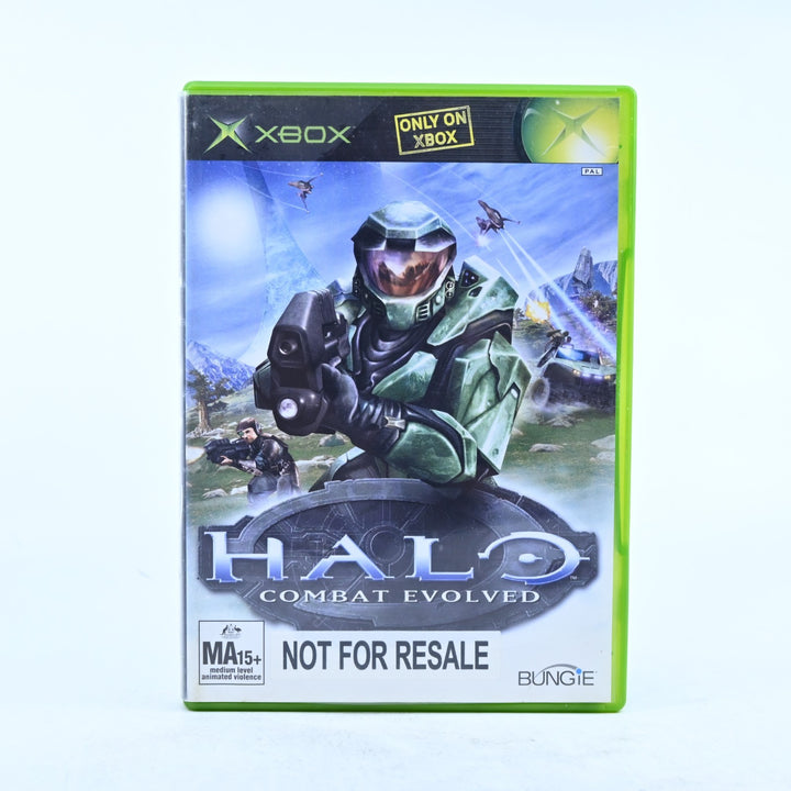 Halo: Combat Evolved - Original Xbox Game + Manual - PAL - MINT DISC!