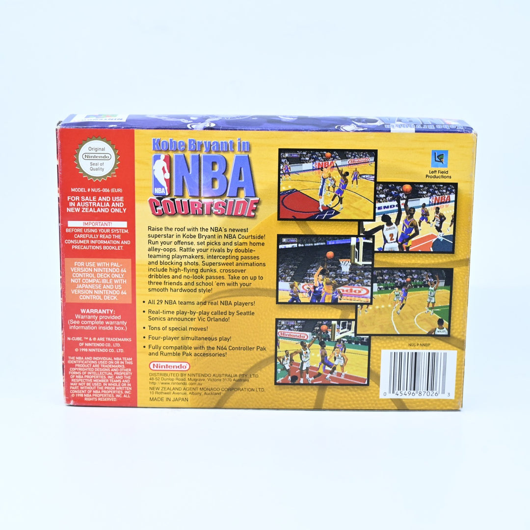 Kobe Bryant in NBA Courtside - N64 / Nintendo 64 Boxed Game - PAL - FREE POST!